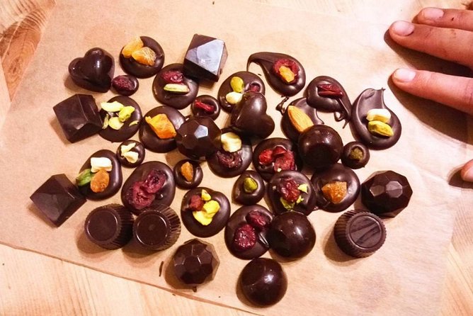 2.5h Belgian Chocolate Pralines Workshop in Brussels - What you actually make in 2.5 hours