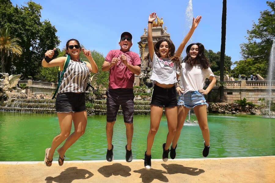 Barcelona: Churros, Hot Chocolate, and Games Family Tour - How much walking should you expect?