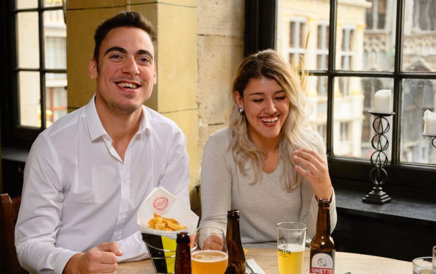 Brussels: Belgian Chocolate, Beer, and Fries Tasting Tour - Six pralines, from classic names to bold new flavors