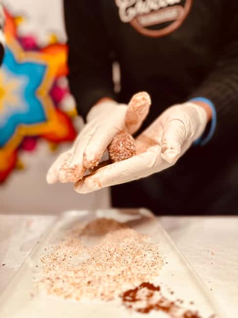 Brussels: Chocolate Truffle & Belgian Hot Chocolate Workshop - The first chocolate lesson and your work station