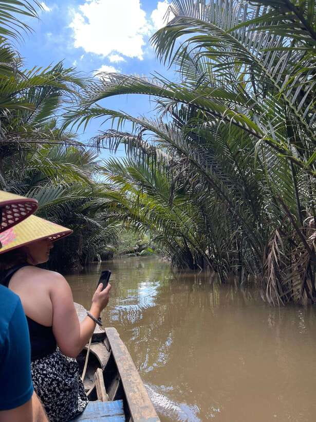 Can Tho: Floating Market, Canal, Cacao Farm & Mekong' Life - Inside the traditional rice noodle workshop