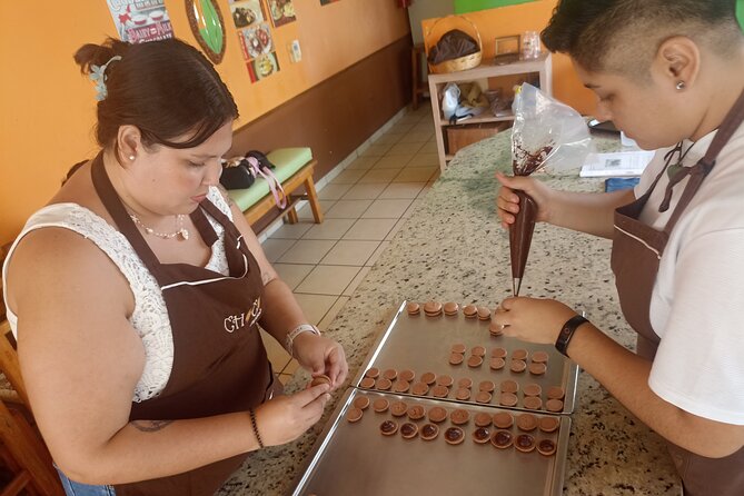 Chocolate Macarons Workshop in Puerto Vallarta - Tasting the finished macarons