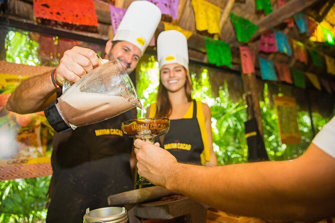 Chocolate & Margarita Workshop - The Mayan house and garden setting