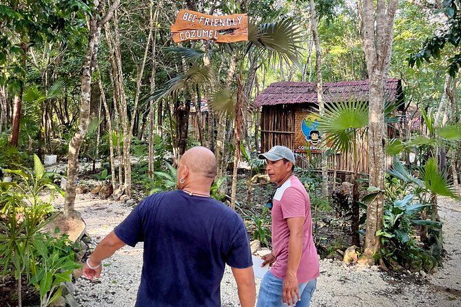 Cozumel: Hands-On Chocolate, Tortilla, Salsa & Honey Experience - Chocolate made with Mayan stone tools