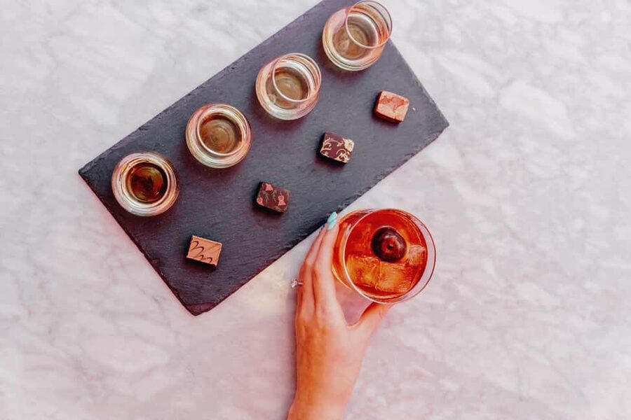 Edinburgh: Luxury Whisky & Scottish Chocolate Tasting - Four Johnnie Walker whiskies, four Scottish truffles