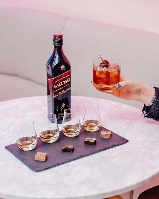 Edinburgh: Luxury Whisky & Scottish Chocolate Tasting - Starting with the Black Ruby cocktail