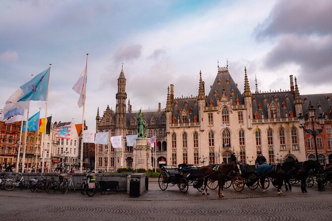 Evening Delights: Bruges Tour with Beer & Chocolate - Markt begins the medieval story