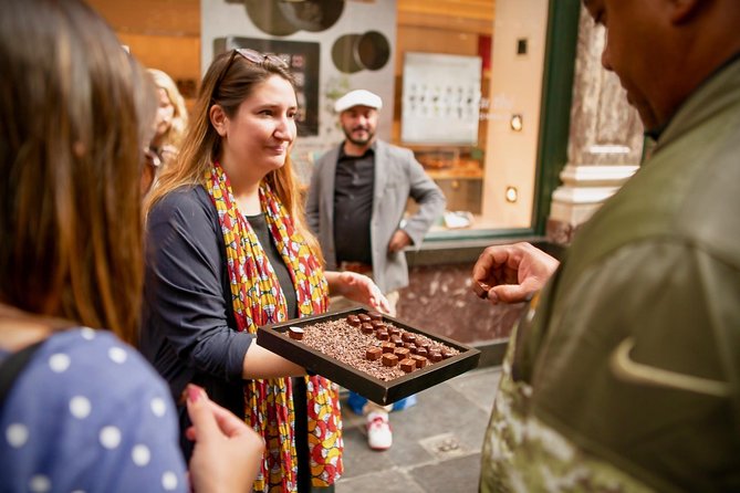 Hungry Mary's Famous Beer and Chocolate Tour in Brussels - Fries, cheese, and beer in an 18th-century guild house