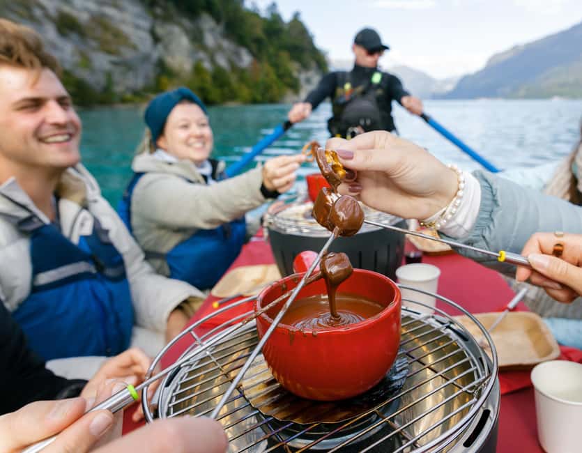 Interlaken: Chocolate Fondue Float - Why chocolate fondue works so well on the water