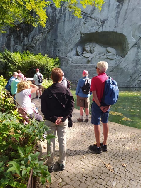 Lucerne: Private Walking Tour and Chocolate Tasting - The Lion Monument and the city’s story