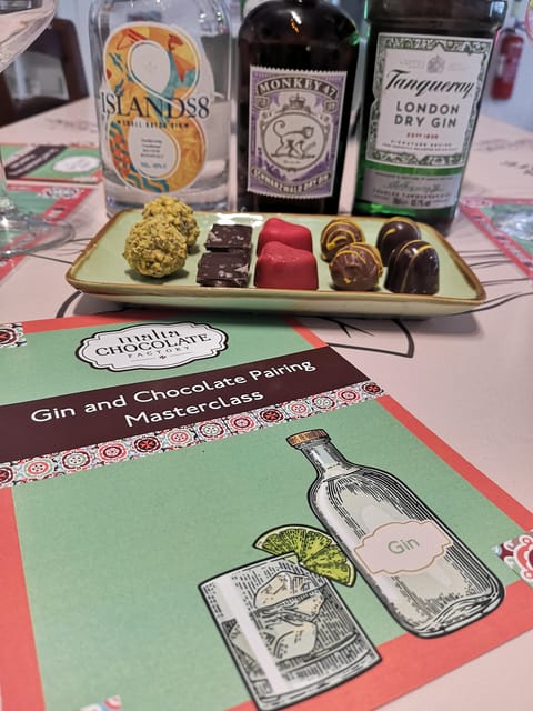 Malta: Gin and Chocolate Pairing Workshop - Key points at a glance