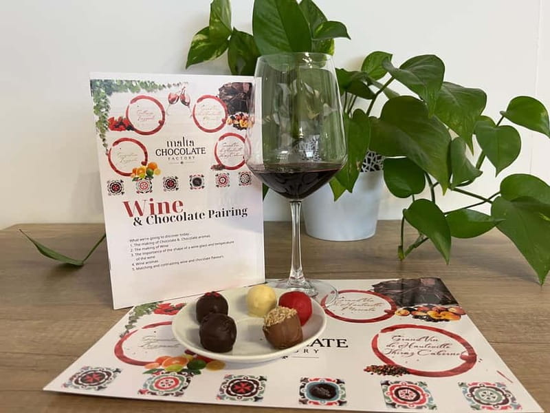 Malta: Wine and Chocolate Pairing Experience - Key points to know before booking