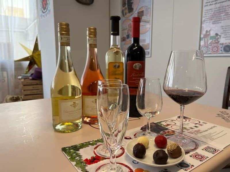 Malta: Wine and Chocolate Pairing Experience - Four Maltese wines, including Gellewza and Girgentina
