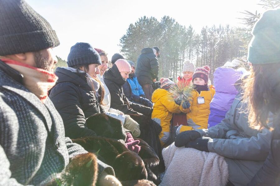 Mont-Tremblant: Sleigh Ride w/ Storytelling & Hot Chocolate - Starting beside the tennis courts