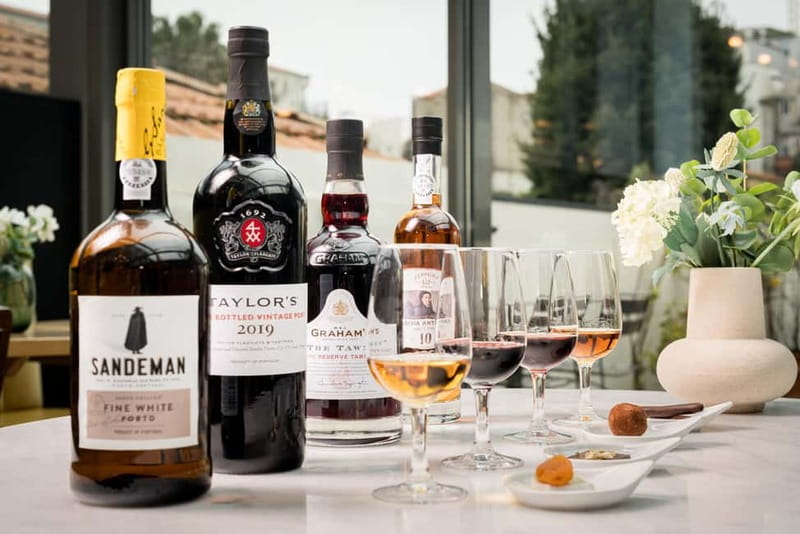 Porto 'Best of the Best' Port Tasting and Artisan Chocolates - Sandeman and Ferreira: two White Ports to compare