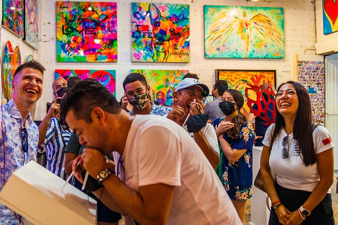 San Jose del Cabo Art Walk, Beer Tasting &Chocolate Demonstration - Ivan Guaderrama Gallery and interactive art