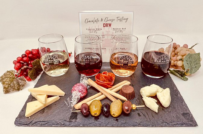 Shared Wine, Chocolate and Cheese Tasting in Conesus Lake - Practical details for planning your visit