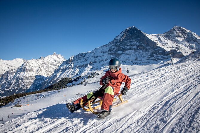 Sledding Cheese Fondue, Chocolate - The 1.5-hour run toward Holenstein