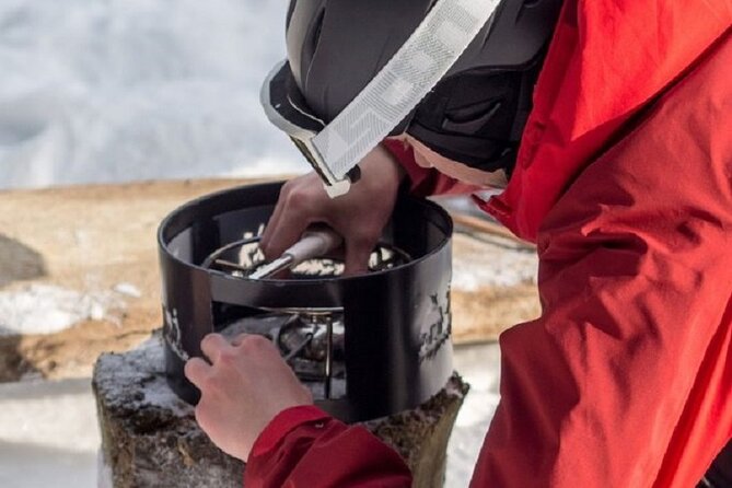Sledding Cheese Fondue, Chocolate - Who will enjoy this most