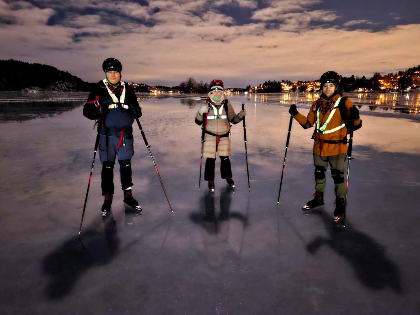 Stockholm: Ice Skating in the Moonlight with Hot Chocolate - Fika, fire, and hot chocolate