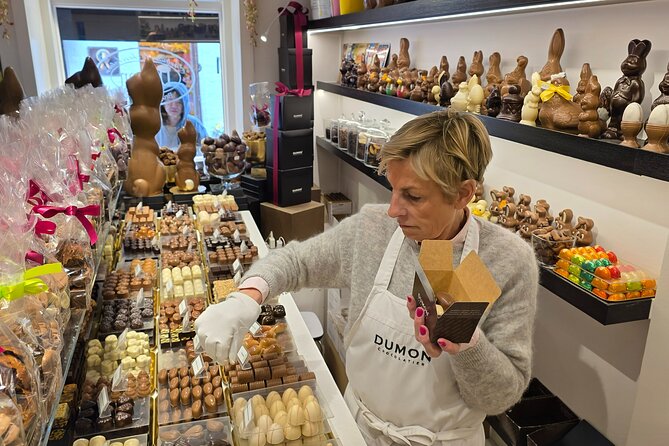 Tasty massage chocolate and spicy stories! - Starting beneath the Belfry at Markt