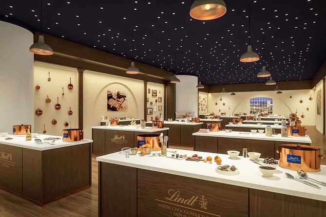 Tour in Lindt Home of Chocolate Museum From Zurich With pickup - The tasting room is the real crowd-pleaser