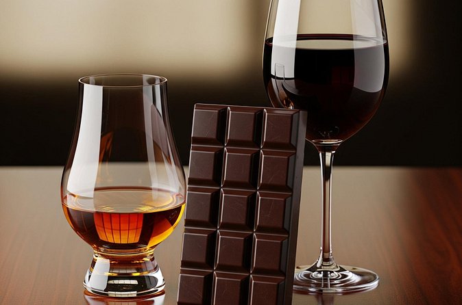 Whiskey or Wine Pairing with Chocolate Experience - Pairing chocolate with wine