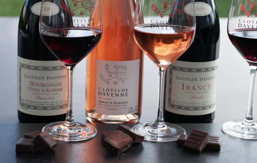 Wine and chocolat tasting at Chablis. - Starting at Boutique Clotilde Davenne