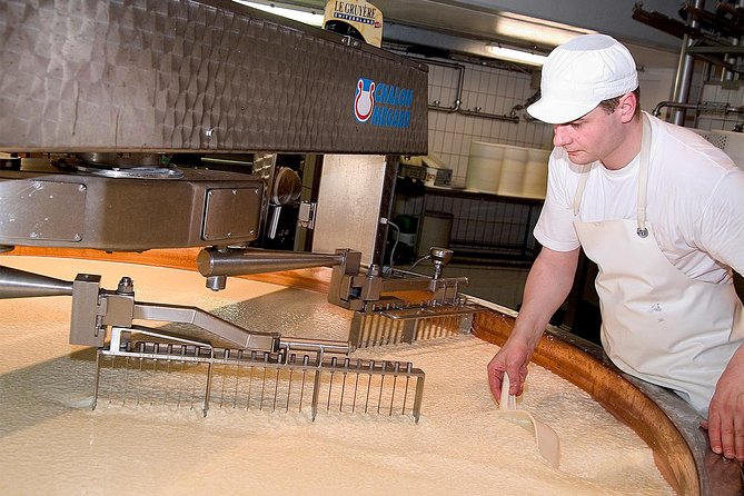 Winter Gruyères, chocolate & cheese tour from Lausanne - Seeing how Gruyère AOP cheese is made