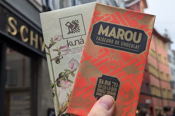Zurich Chocolate Tour: Discover Artisan Chocolate and Its History - About 20 minutes at each tasting stop